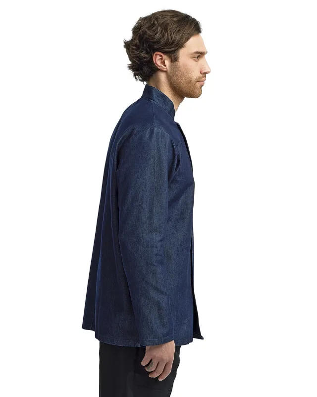 Artisan Collection by Reprime Unisex Denim Chef's Jacket — view 18