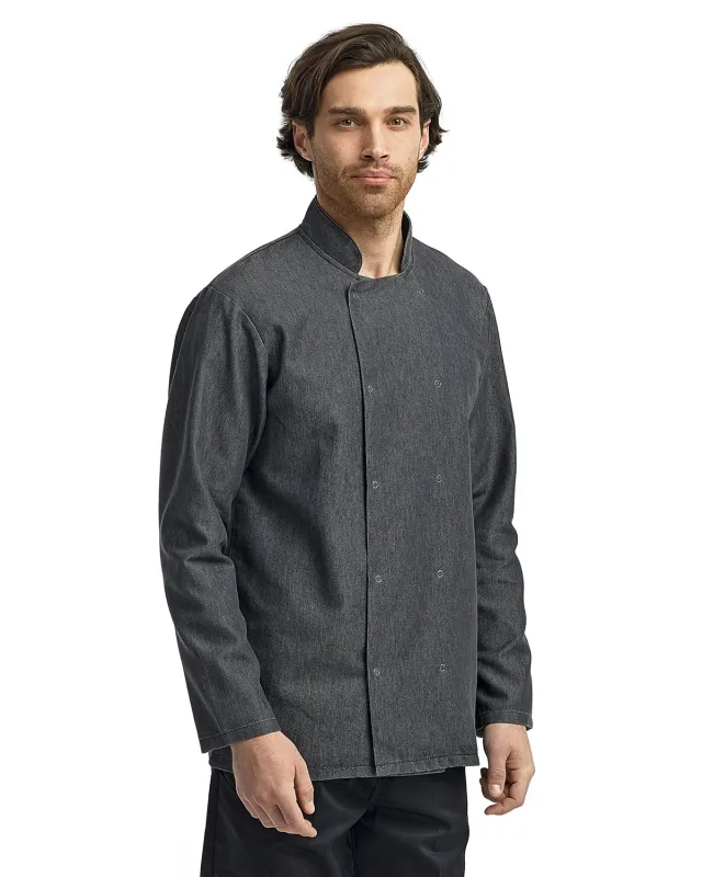 Artisan Collection by Reprime Unisex Denim Chef's Jacket — view 8
