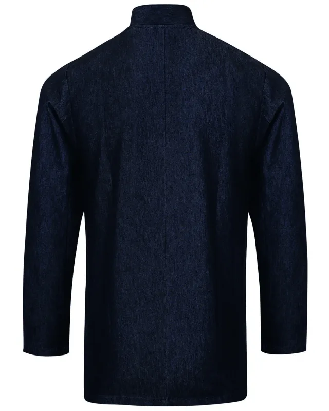 Artisan Collection by Reprime Unisex Denim Chef's Jacket — view 9
