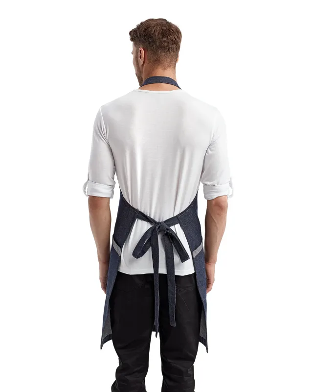 Artisan Collection by Reprime Unisex Regenerate Recycled Bib Apron — view 13
