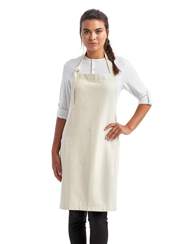 Artisan Collection by Reprime Unisex Regenerate Recycled Bib Apron — view 2