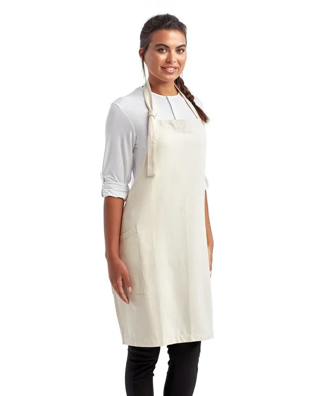 Artisan Collection by Reprime Unisex Regenerate Recycled Bib Apron — view 3