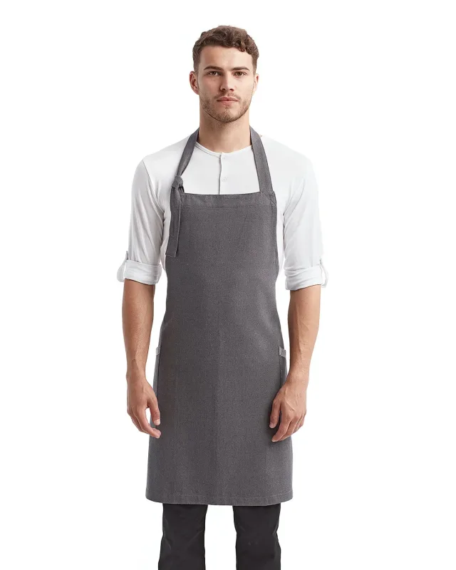 Artisan Collection by Reprime Unisex Regenerate Recycled Bib Apron — view 6