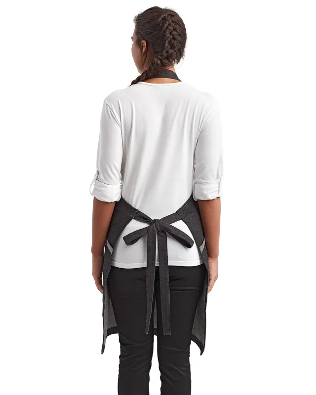 Artisan Collection by Reprime Unisex Regenerate Recycled Bib Apron — view 9