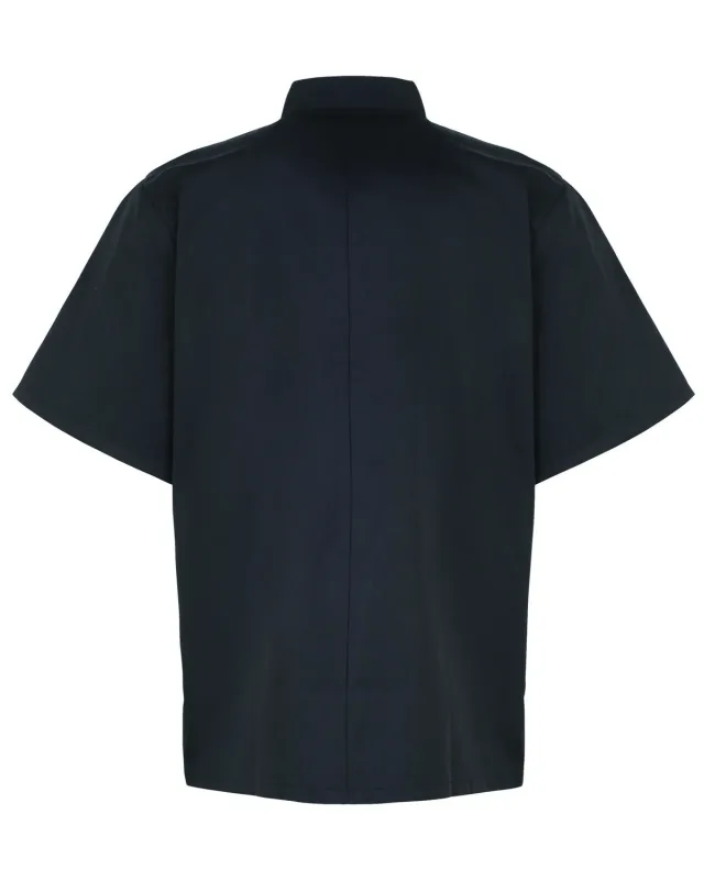 Artisan Collection by Reprime Unisex Studded Front Short-Sleeve Chef's Jacket — view 9