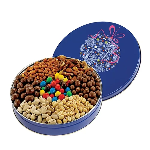 Assorted 7-Compartment Nut Lover's Gift Tin — view 2
