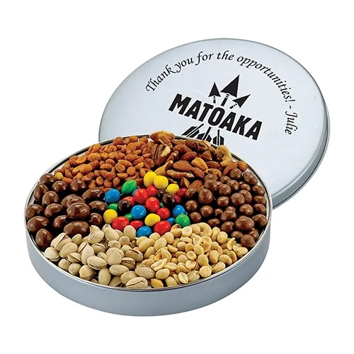 Assorted 7-Compartment Nut Lover's Gift Tin — view 5
