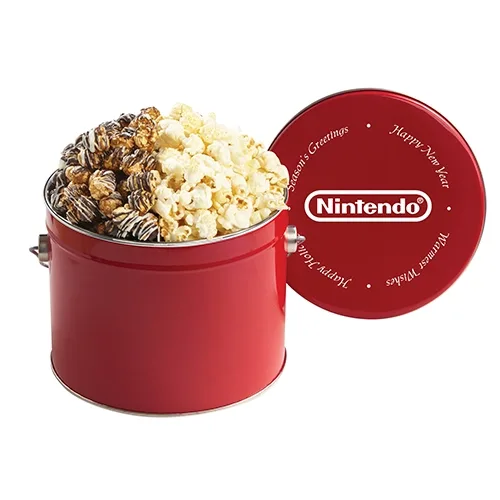 Assorted Gourmet Popcorn Half Gallon Tin — view 10