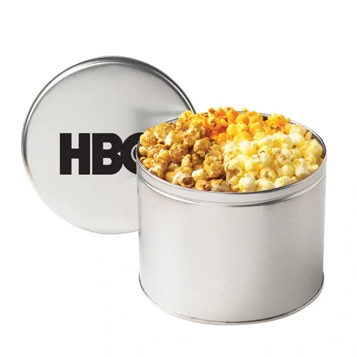 Assorted Gourmet Popcorn Half Gallon Tin — view 5