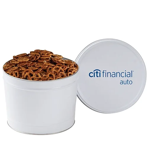 Assorted Gourmet Pretzel Tin Collection — view 5