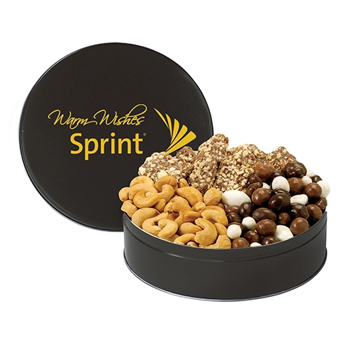 Assorted Gourmet Snacks Trio Treat Tin