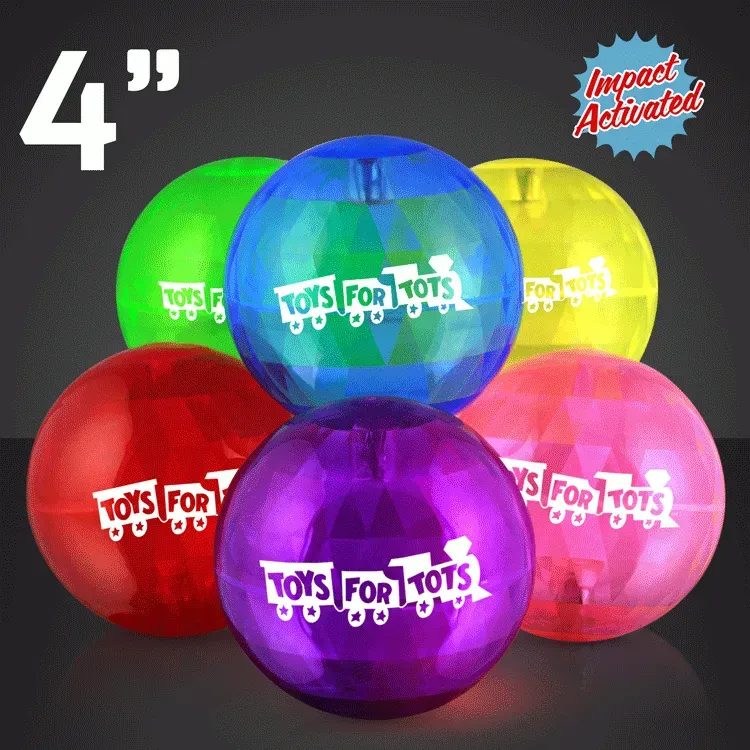 Assorted Large Light Up Bouncy Ball