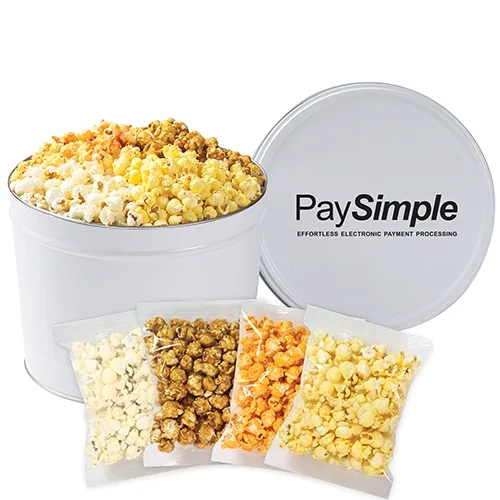 Assorted Popcorn Tin Set - 4 Sizes — view 5