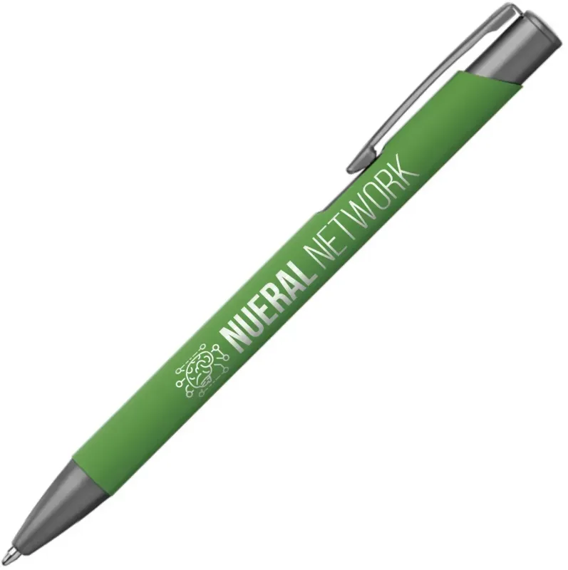 Atherton Softy - Laser Engraved Metal Pen — view 2