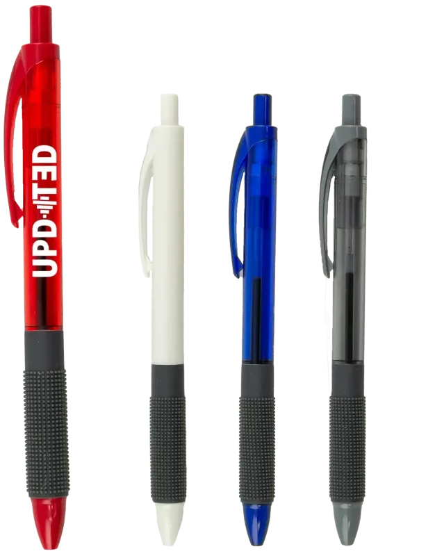 Personalized Massage Grip Translucent Pen — view 3