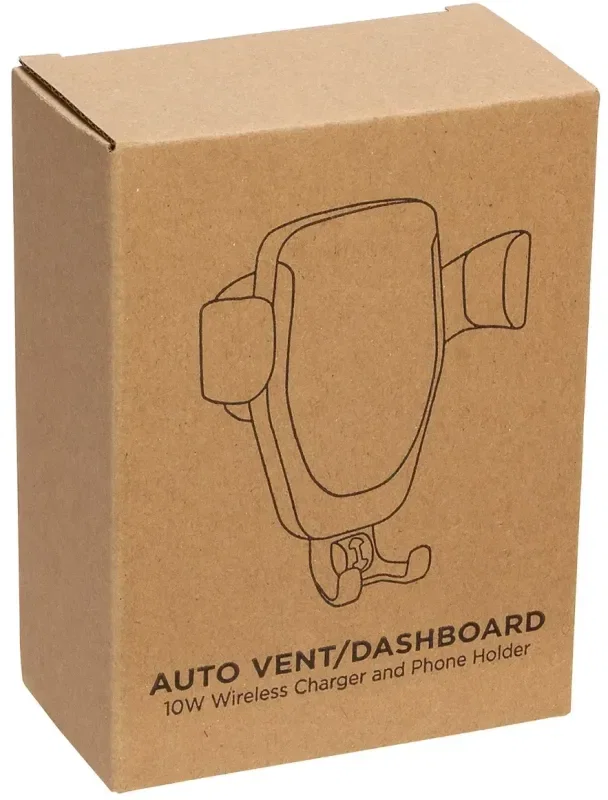 Custom 10W Wireless Car Charger and Phone Holder — view 4