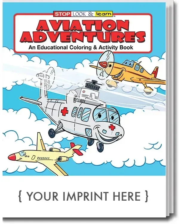 Aviation Adventures Coloring and Activity Book