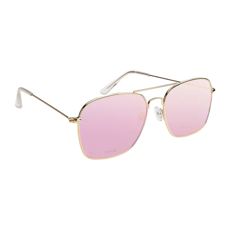 Aviator Sunglasses With Mirrored Lenses — view 11