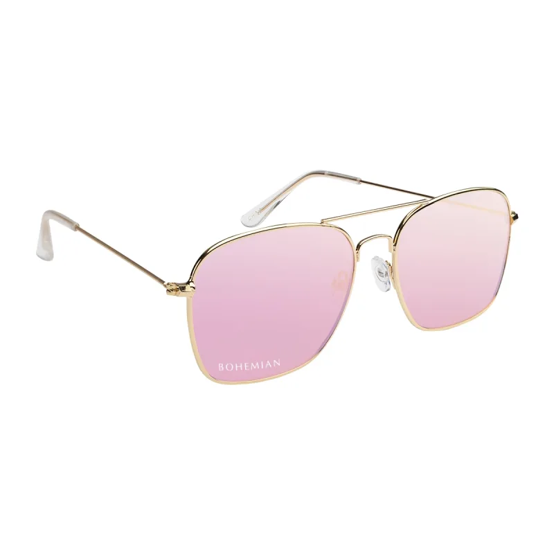 Aviator Sunglasses With Mirrored Lenses — view 12