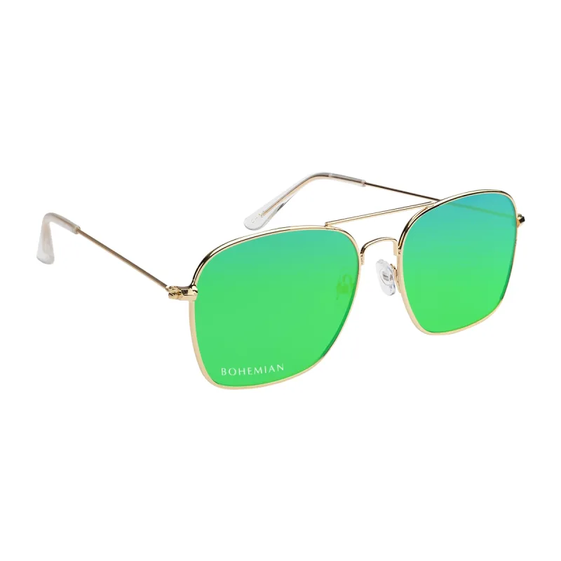 Aviator Sunglasses With Mirrored Lenses — view 16