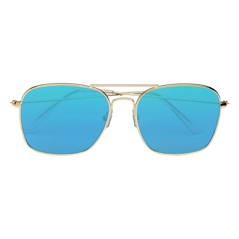 Aviator Sunglasses With Mirrored Lenses — view 20
