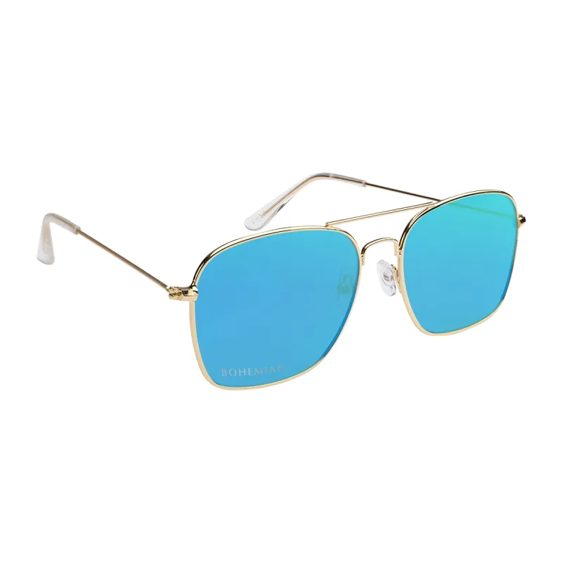 Aviator Sunglasses With Mirrored Lenses — view 21