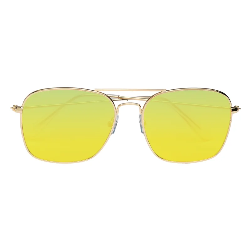 Aviator Sunglasses With Mirrored Lenses — view 8