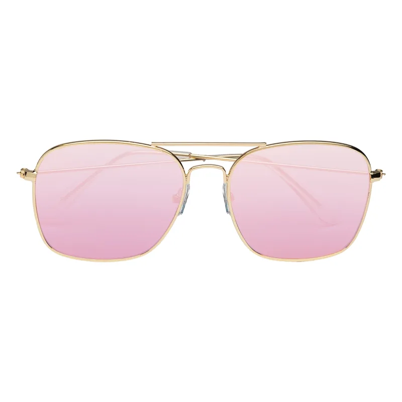 Aviator Sunglasses With Mirrored Lenses — view 10