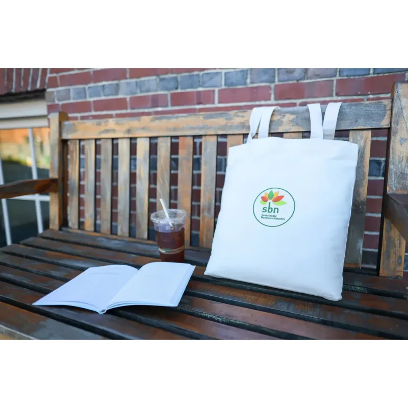 AWARE™ Recycled Cotton Gusset Bottom Tote — view 5