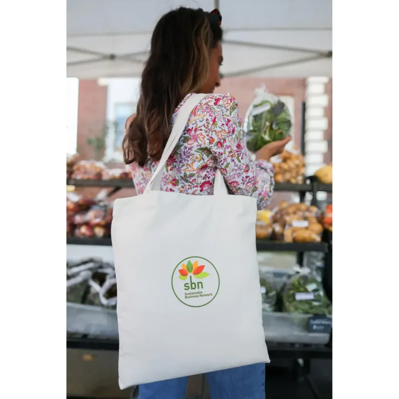 AWARE™ Recycled Cotton Gusset Bottom Tote — view 7