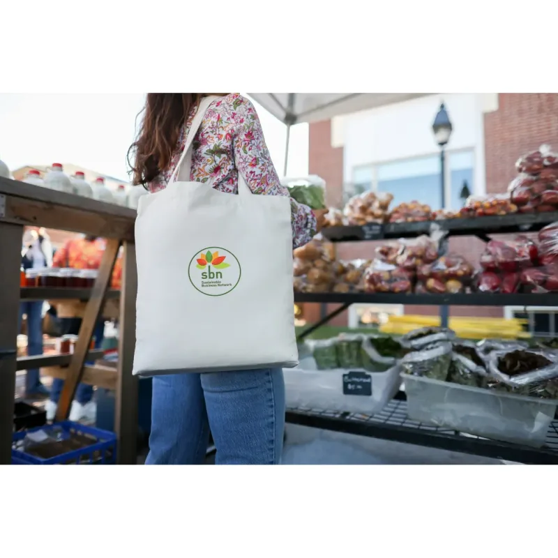AWARE™ Recycled Cotton Gusset Bottom Tote — view 8