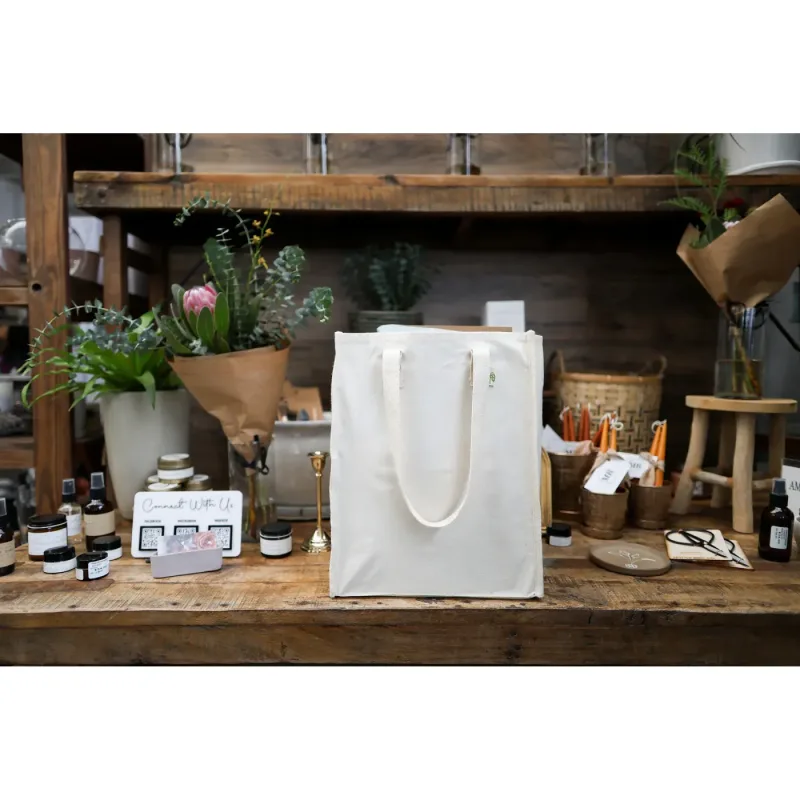 AWARE™ Recycled Cotton Market Tote Bag — view 6