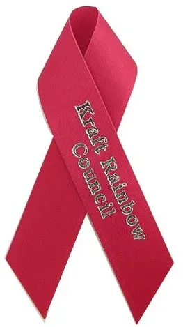 Awareness Ribbon with Tape (Imprinted)