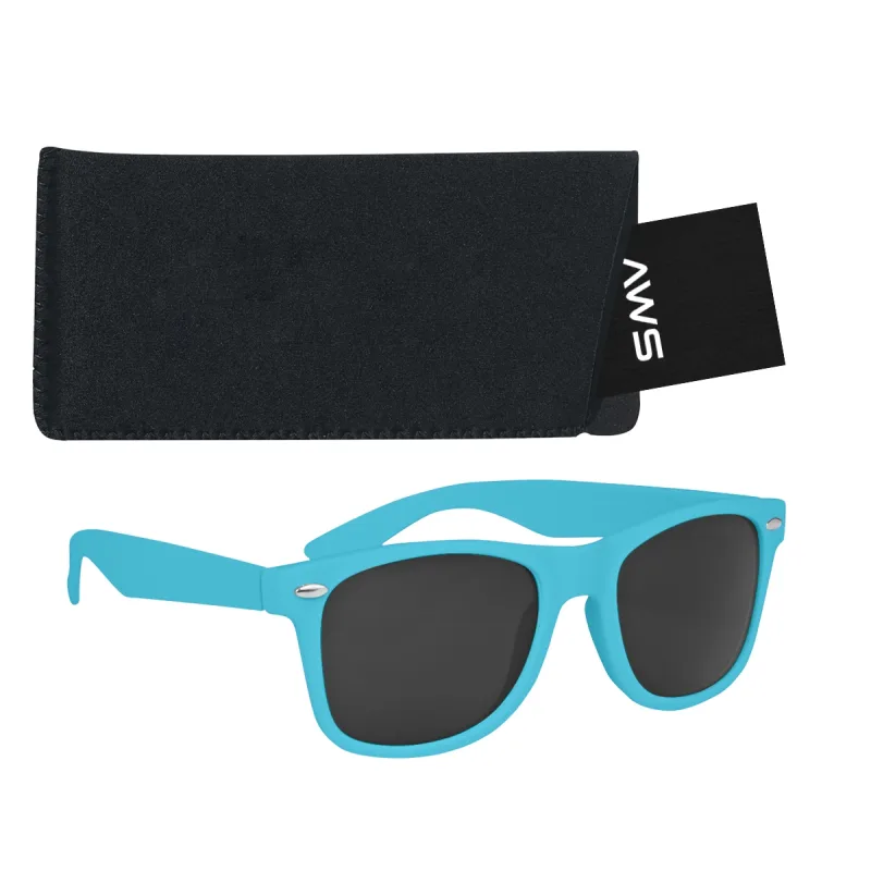 AWS Velvet Touch Malibu Sunglasses With Pouch — view 5