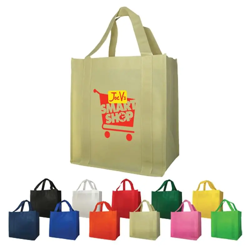 Bags - Non-Woven (12"W x 13"H x 8"D) Shopping Tote Bags