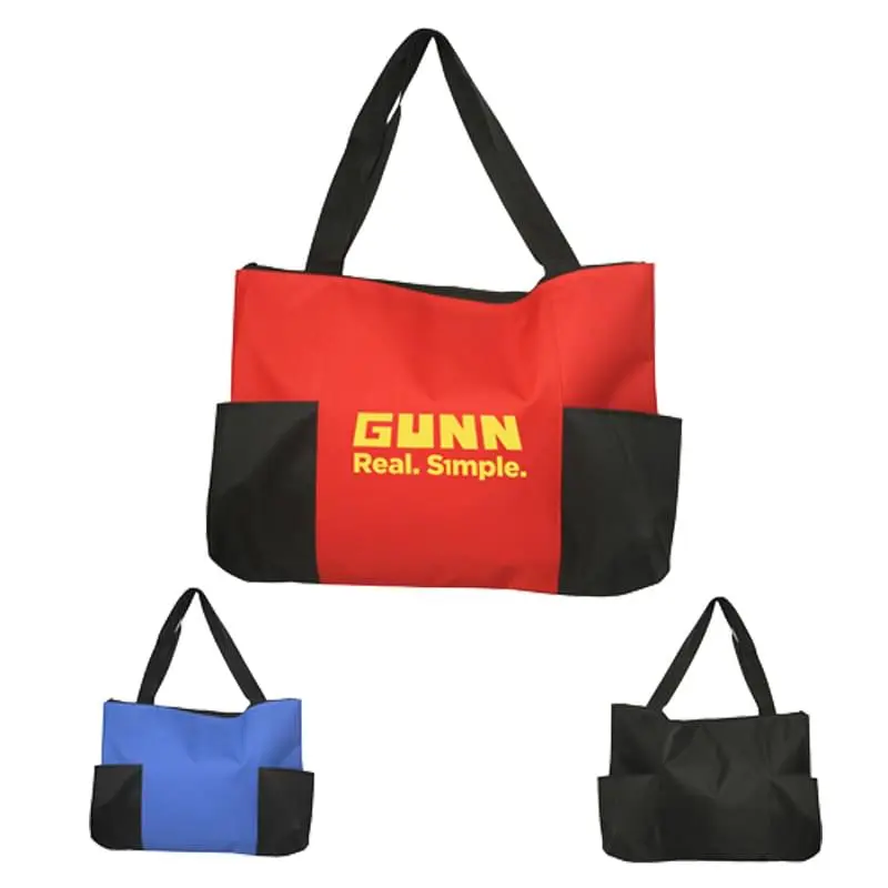 Bags - Zippered Tote Bags (19"W x 14"H)