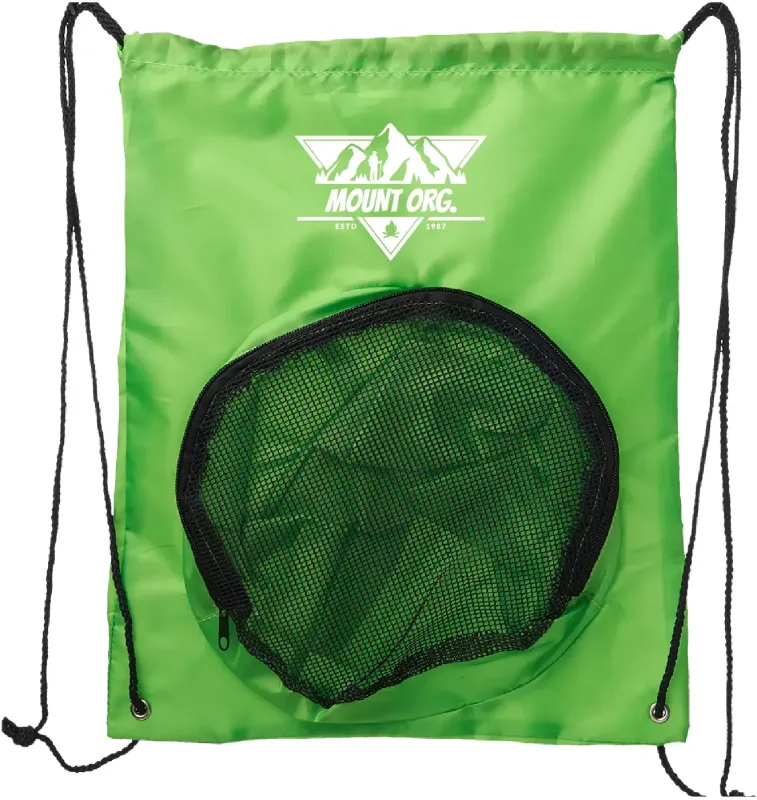 Ball Carrier Drawstring Sport Packs (1 Color) — view 2