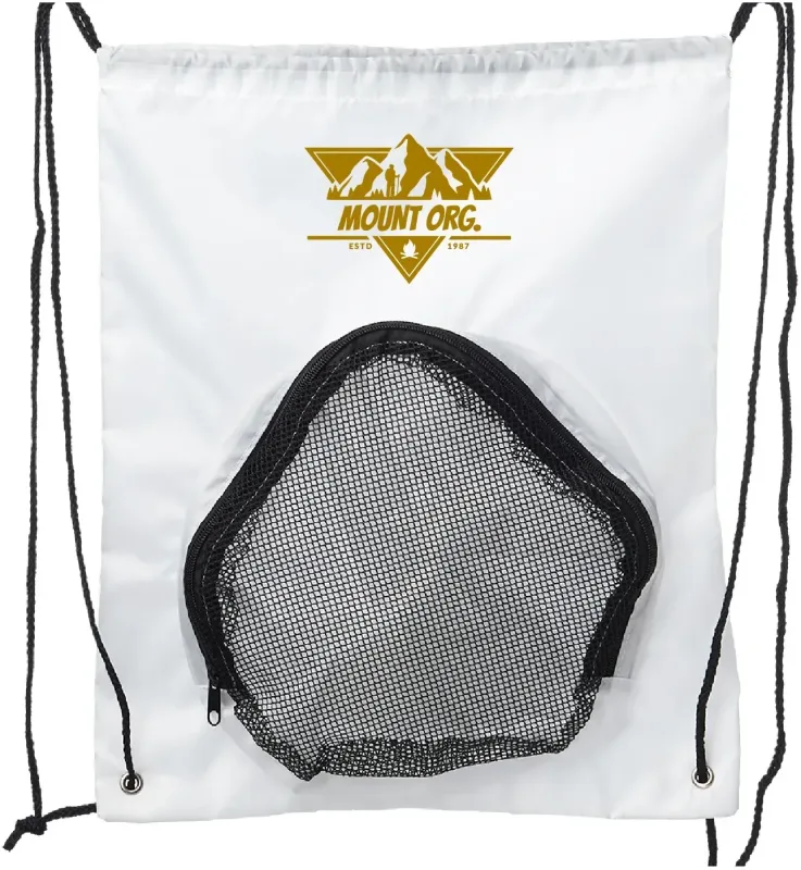 Ball Carrier Drawstring Sport Packs (1 Color) — view 4