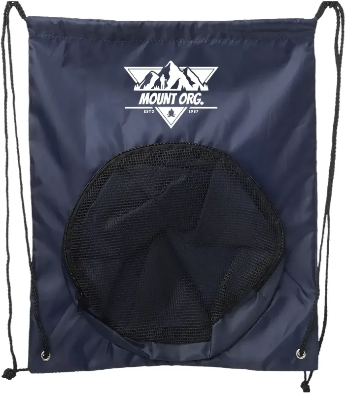 Ball Carrier Drawstring Sport Packs (1 Color) — view 5
