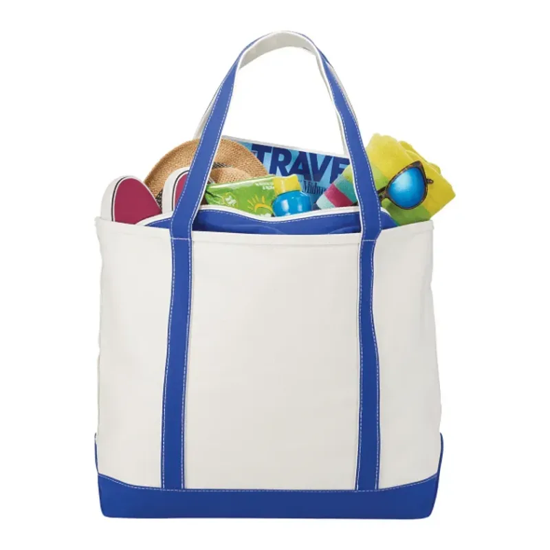 Baltic 24oz Cotton Canvas Tall Zippered Tote — view 2