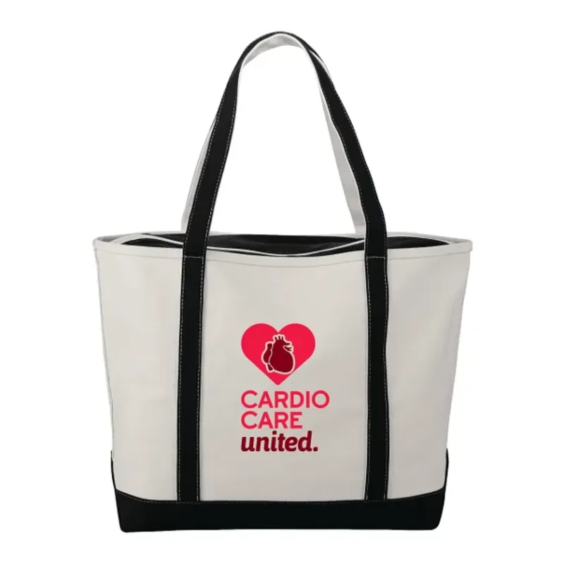 Baltic 24oz Cotton Canvas Tall Zippered Tote — view 3