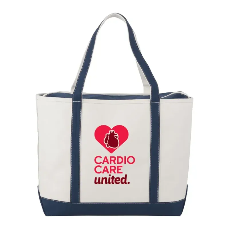 Baltic 24oz Cotton Canvas Tall Zippered Tote — view 5