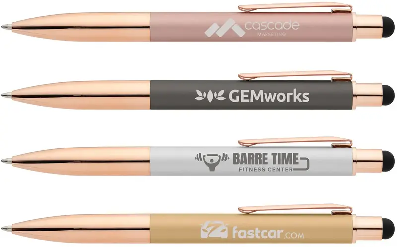 Baltic Softy Rose Gold Pen w/ Stylus