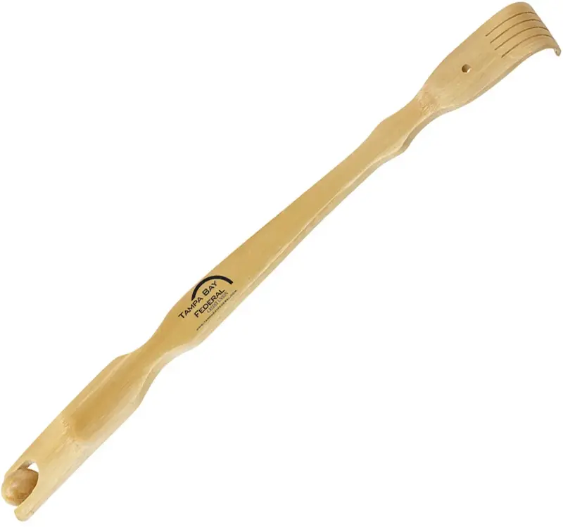 Bamboo Back Scratcher & Massage Roller