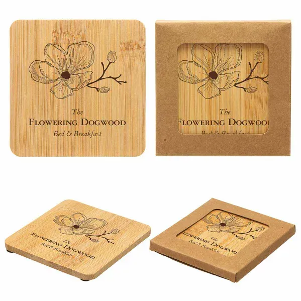 Personalized Bamboo Coaster