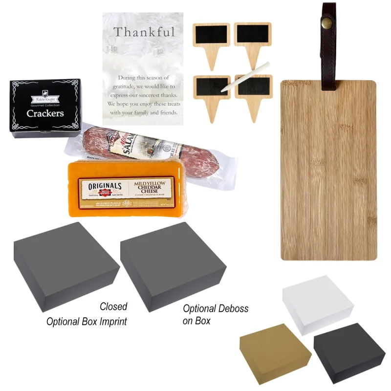 Bamboo Cutting Board Charcuterie Set — view 2