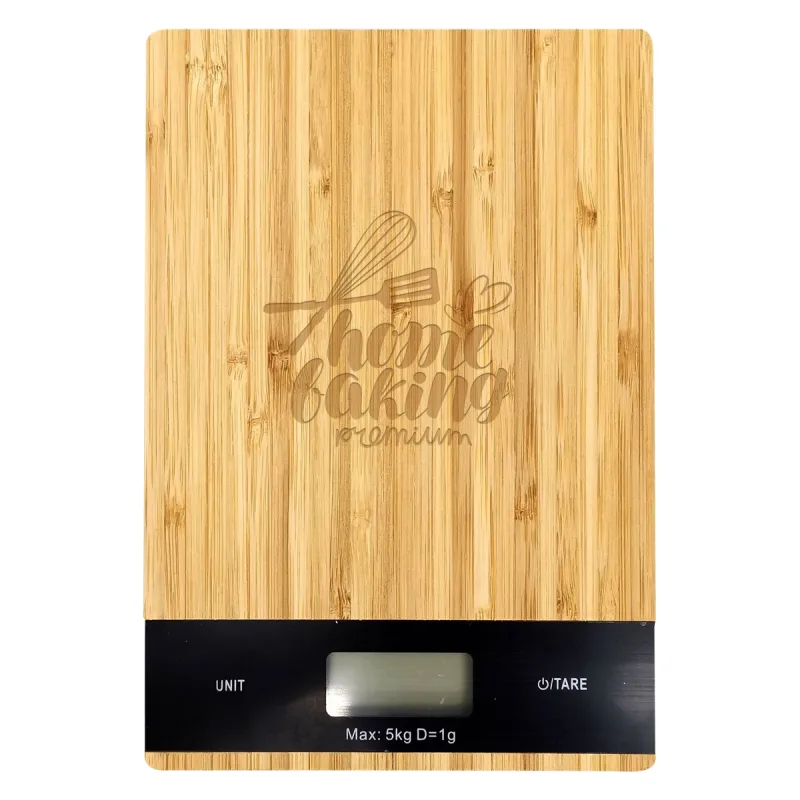 Bamboo Digital Kitchen Scale — view 3