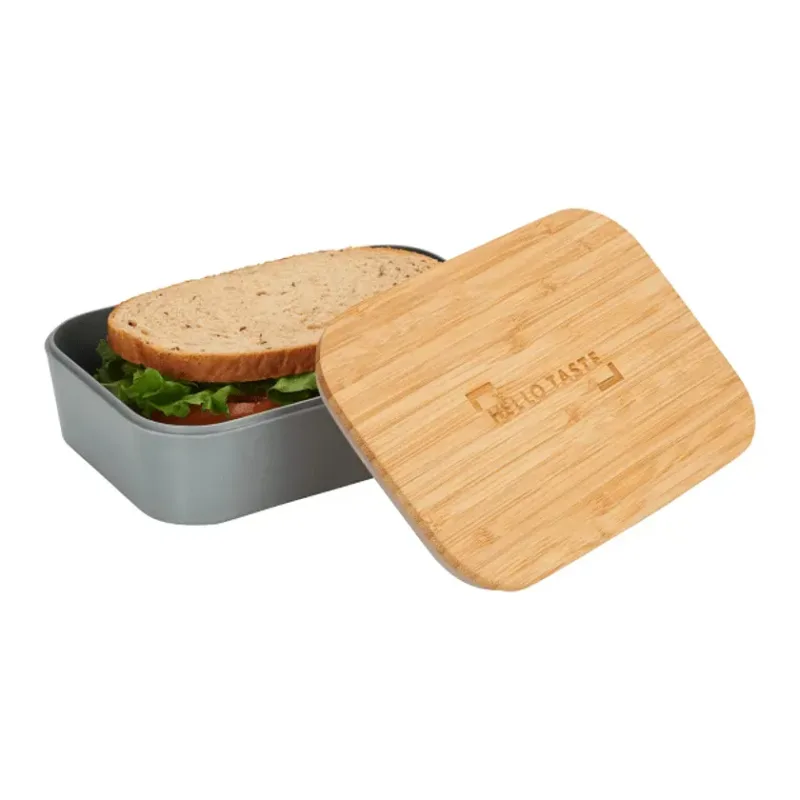 Bamboo Fiber Lunch Box with Cutting Board Lid — view 26