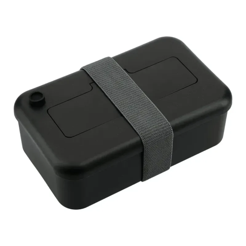 Personalized Bamboo Fiber Lunch Box with Utensils — view 3