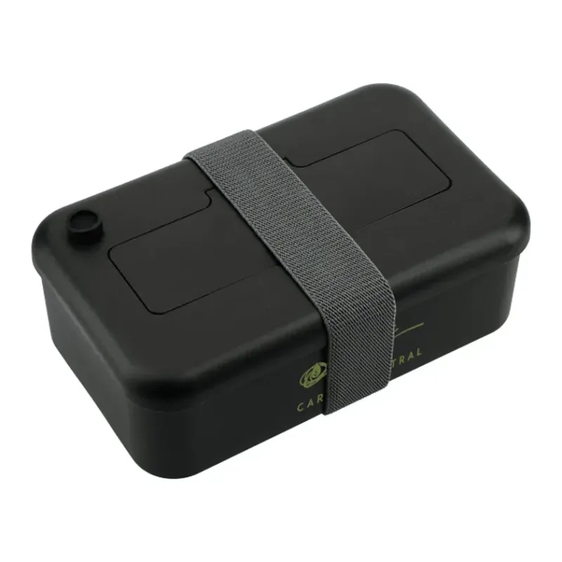 Personalized Bamboo Fiber Lunch Box with Utensils — view 6